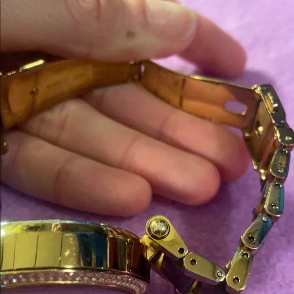 Michael Kors Rose Gold Rhinestone Watch